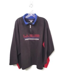 VTG 90S L.A. Blues Perforamce pullover Sweatshirt
